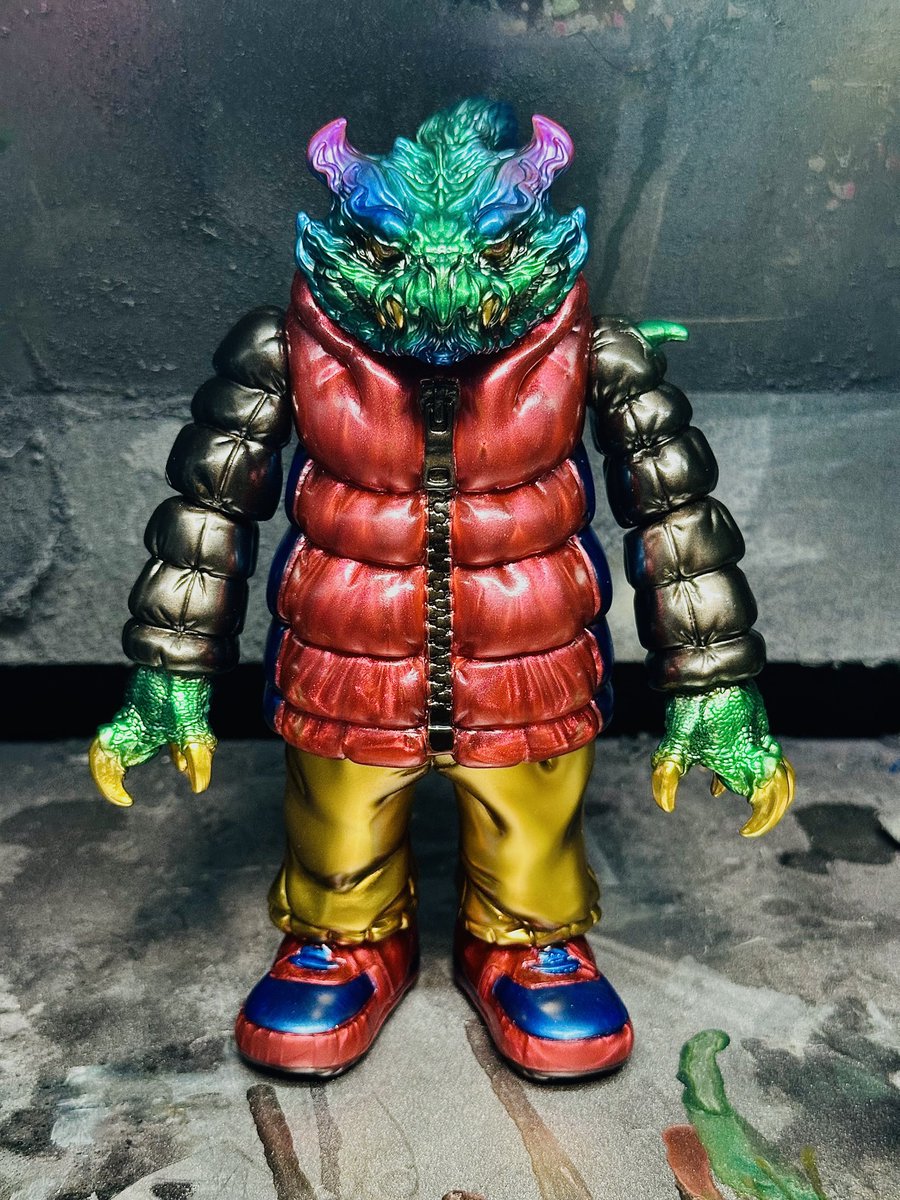 GYAROMIさんとのコラボで誕生したナーガオイドです〜 僕も展示用の塗装