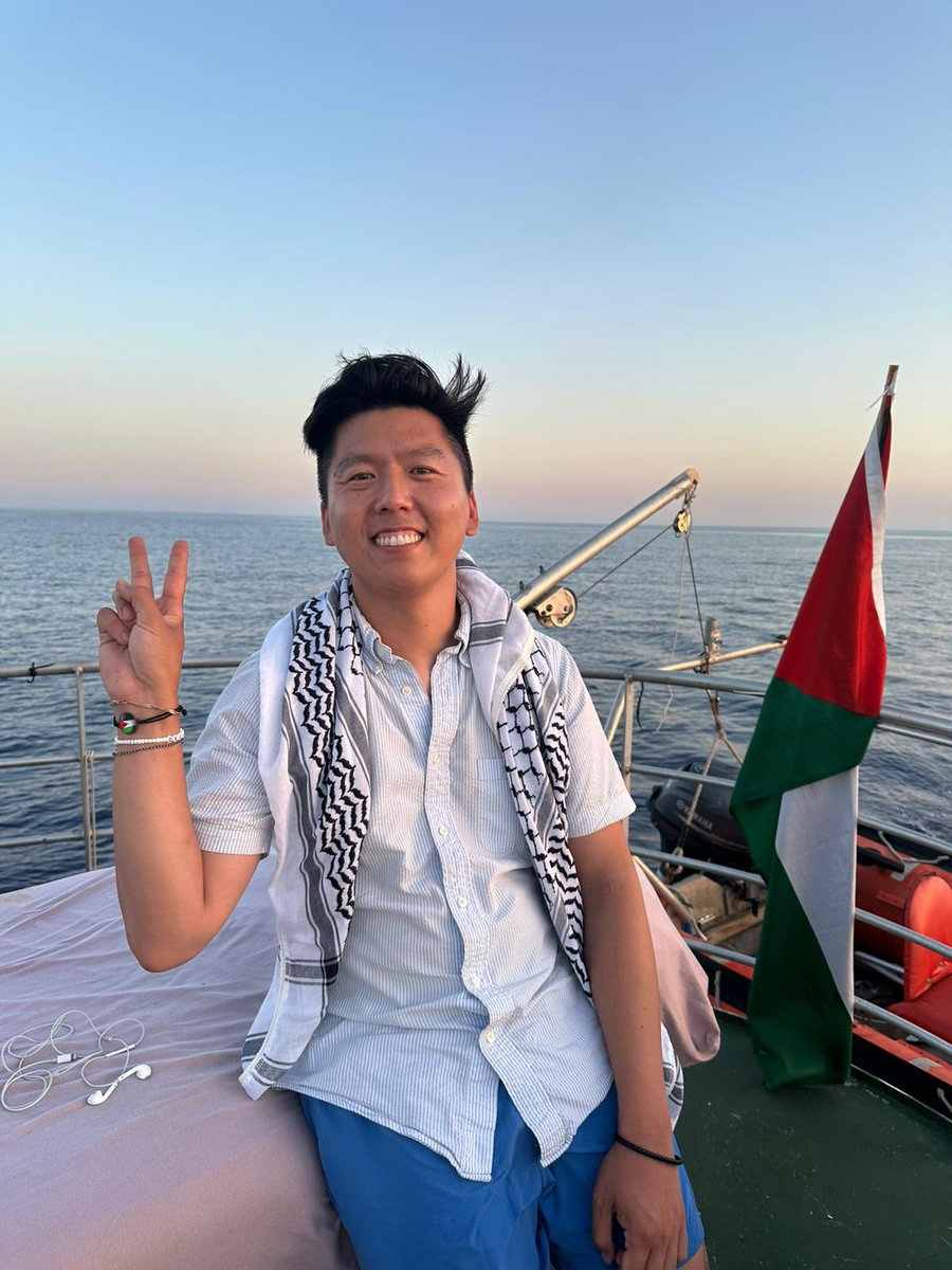 Ahmed Sewehli (@libyanintegrity) on Twitter photo Big shout out to my brave indefatigable friend Canadian doctor <a href="/yipengGe/">Yipeng Ge 葛义朋</a> who is currently on the <a href="/GazaFFlotilla/">Freedom Flotilla Coalition</a> boat Handala to break the siege having already attempted this in Cairo recently, gone into Gaza last year, and advocated hard for Palestinian human rights in Canada. Big shout out to my brave indefatigable friend Canadian doctor <a href="/yipengGe/">Yipeng Ge 葛义朋</a> who is currently on the <a href="/GazaFFlotilla/">Freedom Flotilla Coalition</a> boat Handala to break the siege having already attempted this in Cairo recently, gone into Gaza last year, and advocated hard for Palestinian human rights in Canada.