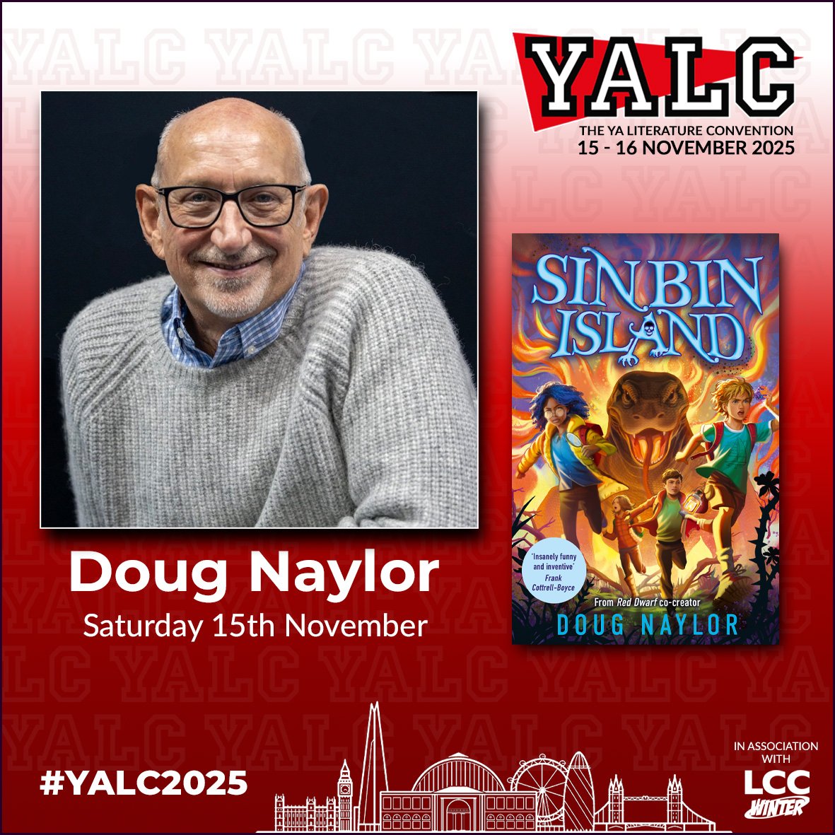 YALC_UK's tweet image. Doug Naylor will be appearing on Saturday 15th November taking part in the “I believe in everything until it's disproved” – John Lennon panel
For more info and to buy your tickets click here bit.ly/YALC.
All panellists will also be taking part in a signing session…