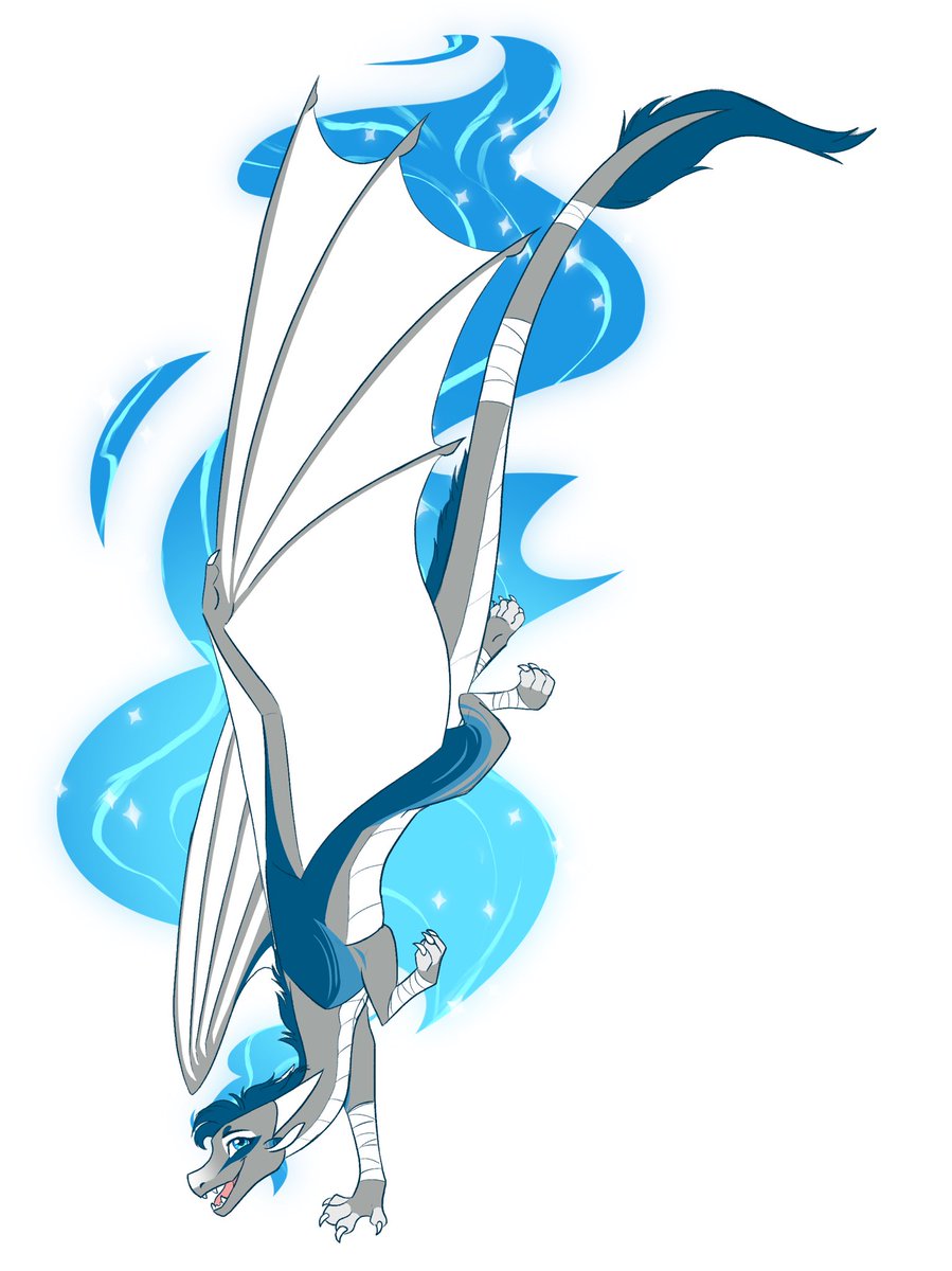 ShowtneCockatoo's tweet image. artfight attack for @silverkyuubi17 ! 🩵🩶