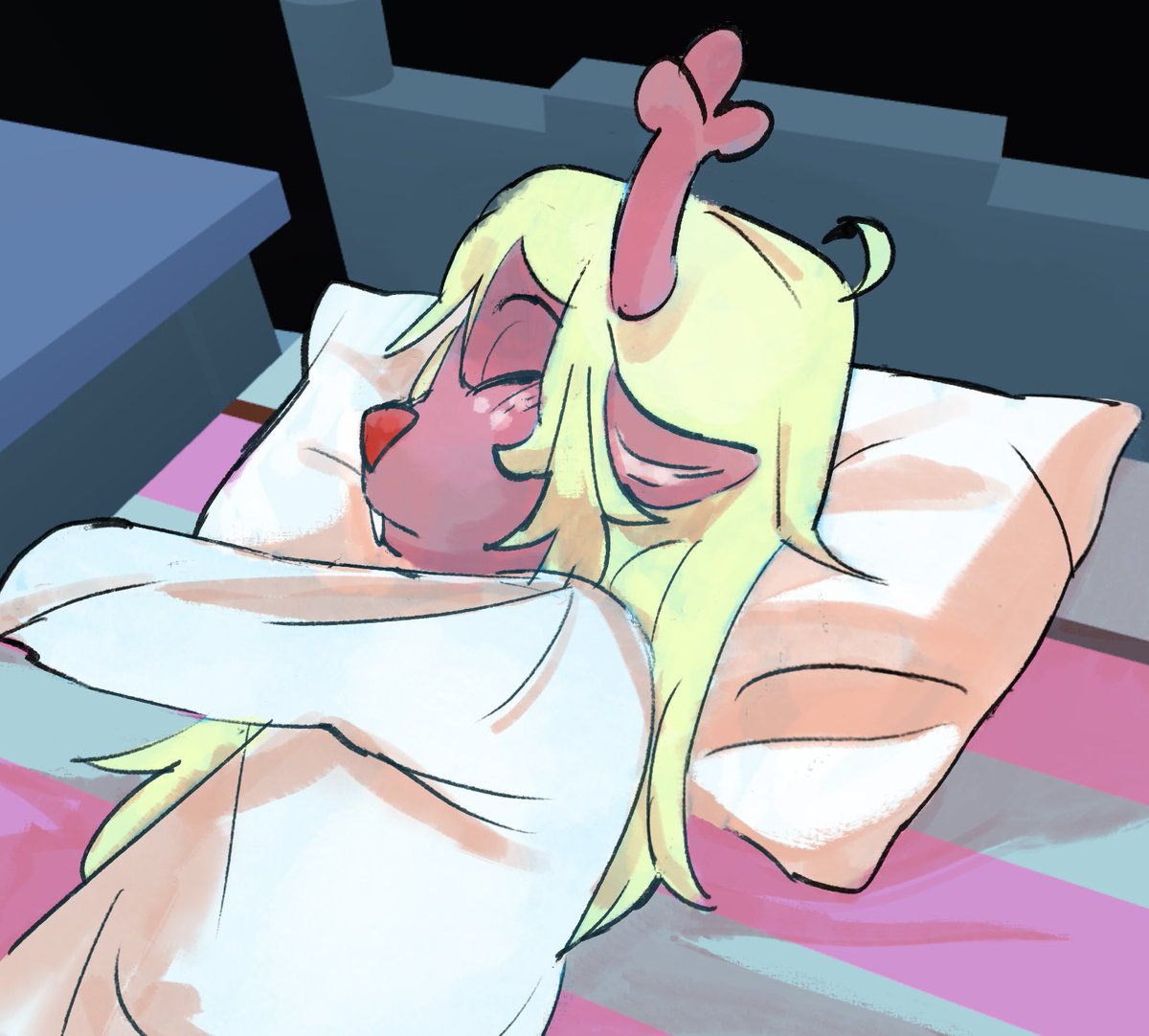 NNovasaur's tweet image. That&apos;s not your bed.
