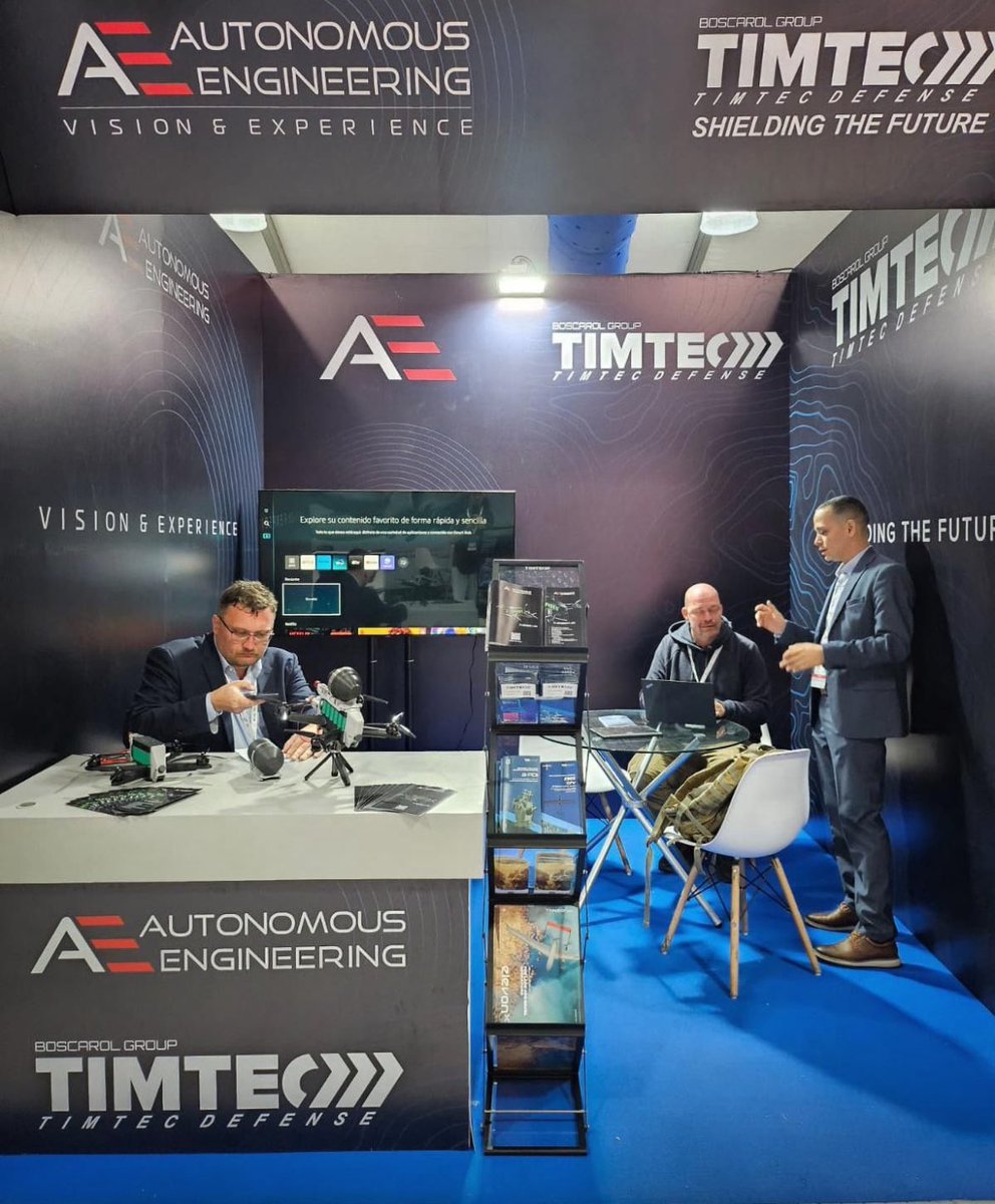 AzstarBMC's tweet photo. Our team had a great honor of representing our company project at F-AIR Colombia 2025 — one of the most important aerospace and defense exhibitions in Latin America!

#FAIRColombia2025 #DefenseTechnology #Azstar  #Security #InternationalPartnership https://t.co/4PyzfuwNH8