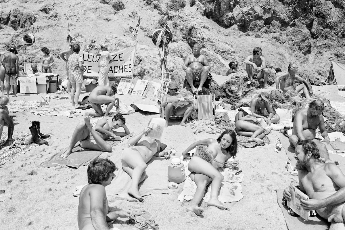 The beach in the 70's by Tod Papageorge
