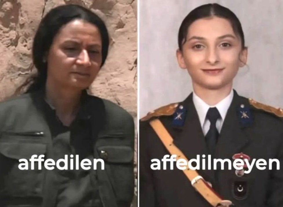 🔴Ak Parti-Mhp-Dem’li Türkiye’de;

📌Apocu isen affedilirsin,

📌Atatürkçü isen affedilmezsin.