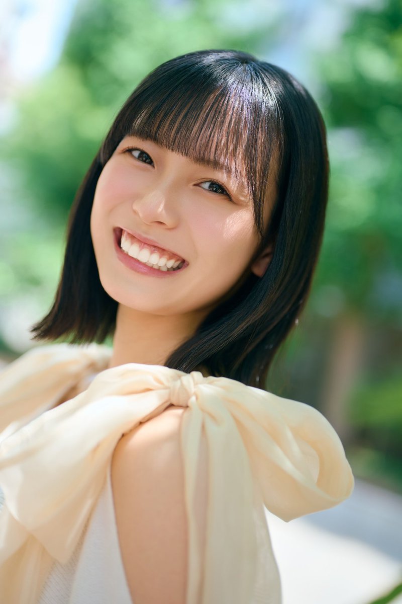 8ru_chica______'s tweet image. 【my work】

7/15発売の『IDOL AND READ 043』にて、
AKB48の新井彩永さんを撮影させていただきました！📸

黒髪ボブヘアがとても似合う明るく可愛らしい方でした！

#mywork 
#IDOLANDREAD
#AKB48
#新井彩永