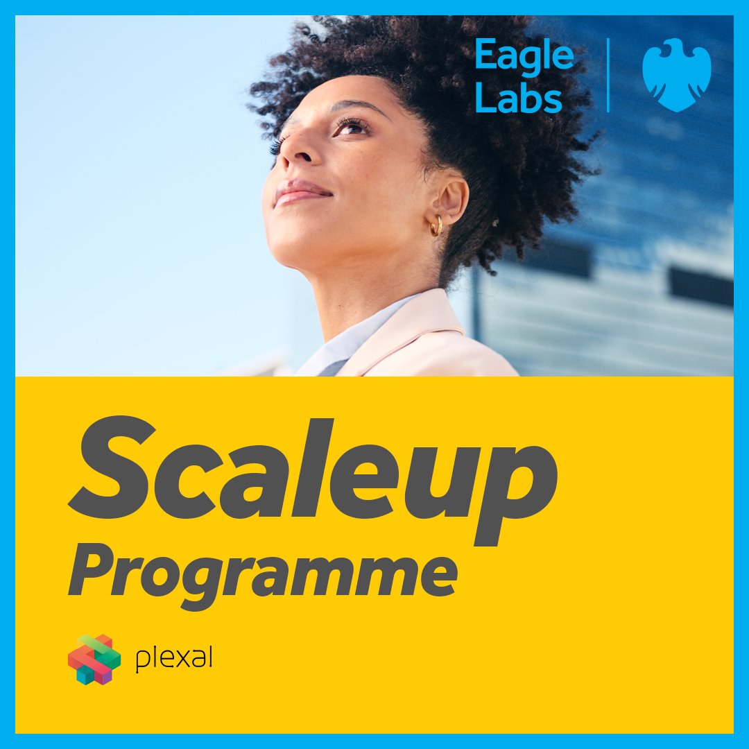 Let us help you supercharge your scaleup journey 🚀 

Through expert-led workshops, one to one support, peer learning, and tailored connections our Scaleup Programme, powered by <a href="/Plexalcity/">Plexal</a> can help take your scaleup to the next level.
 
Apply now
labs.uk.barclays/what-we-offer/…