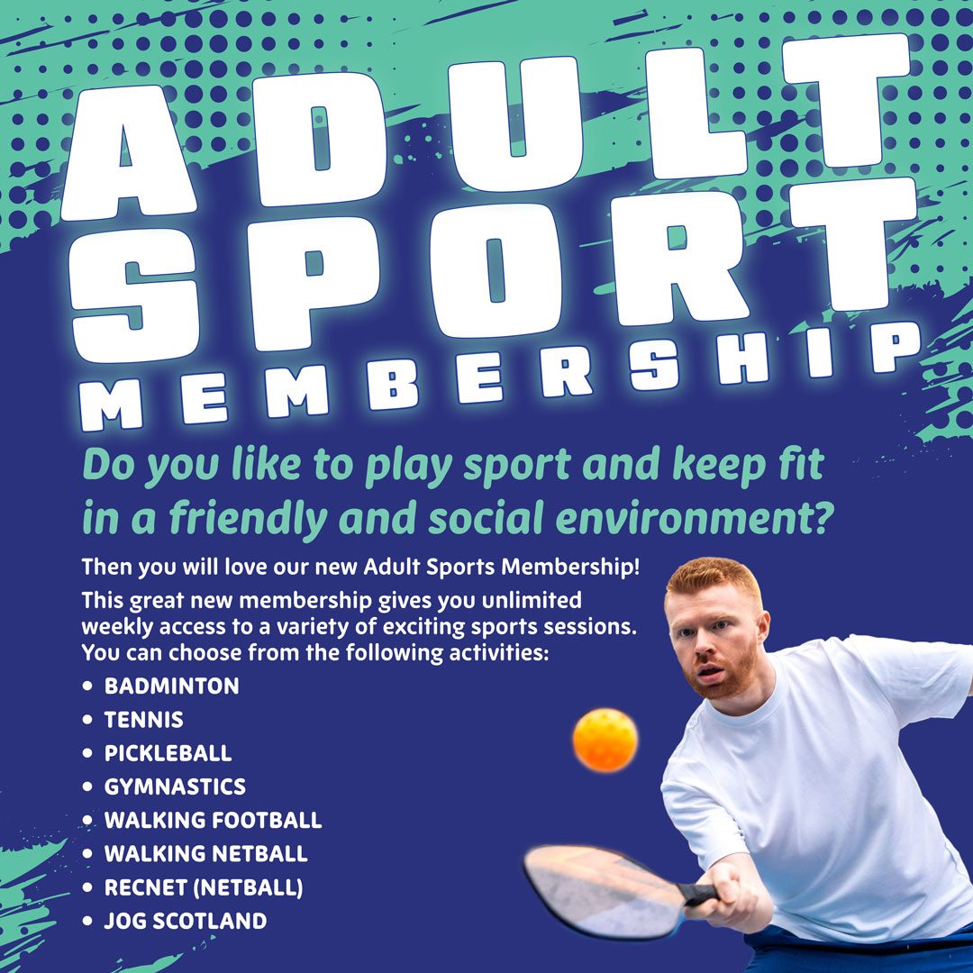 Feeling inspired by Wimbledon? There’s no better time to pick up a racket &amp; get involved in our adult tennis classes!

With our Adult Sports Membership you get unlimited weekly sessions, perfect for staying active &amp; enjoying the game.

For more info visit ow.ly/ybEz50SBkvs