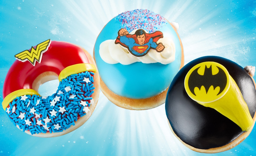 Krispy Kreme and Warner Bros. Discovery Global Consumer Products are releasing the all-new LTO “Hungry for Heroes” Collection featuring three #doughnuts celebrating DC superheroes: Superman, Batman, and Wonder Woman. 

More: brnw.ch/21wU9Gw