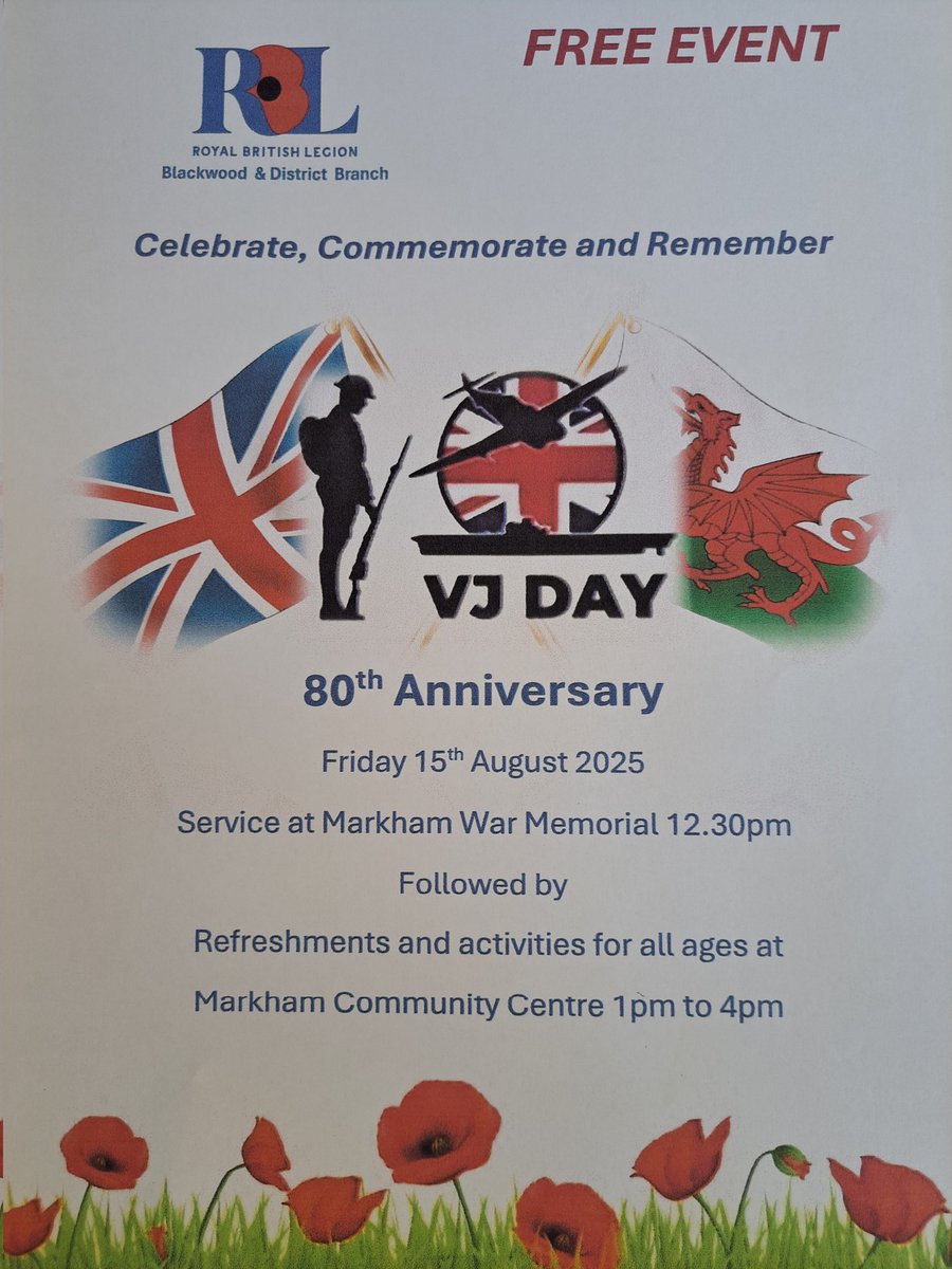 Commemorating the 80th Anniversary of VJ Day. A Free event for the community.