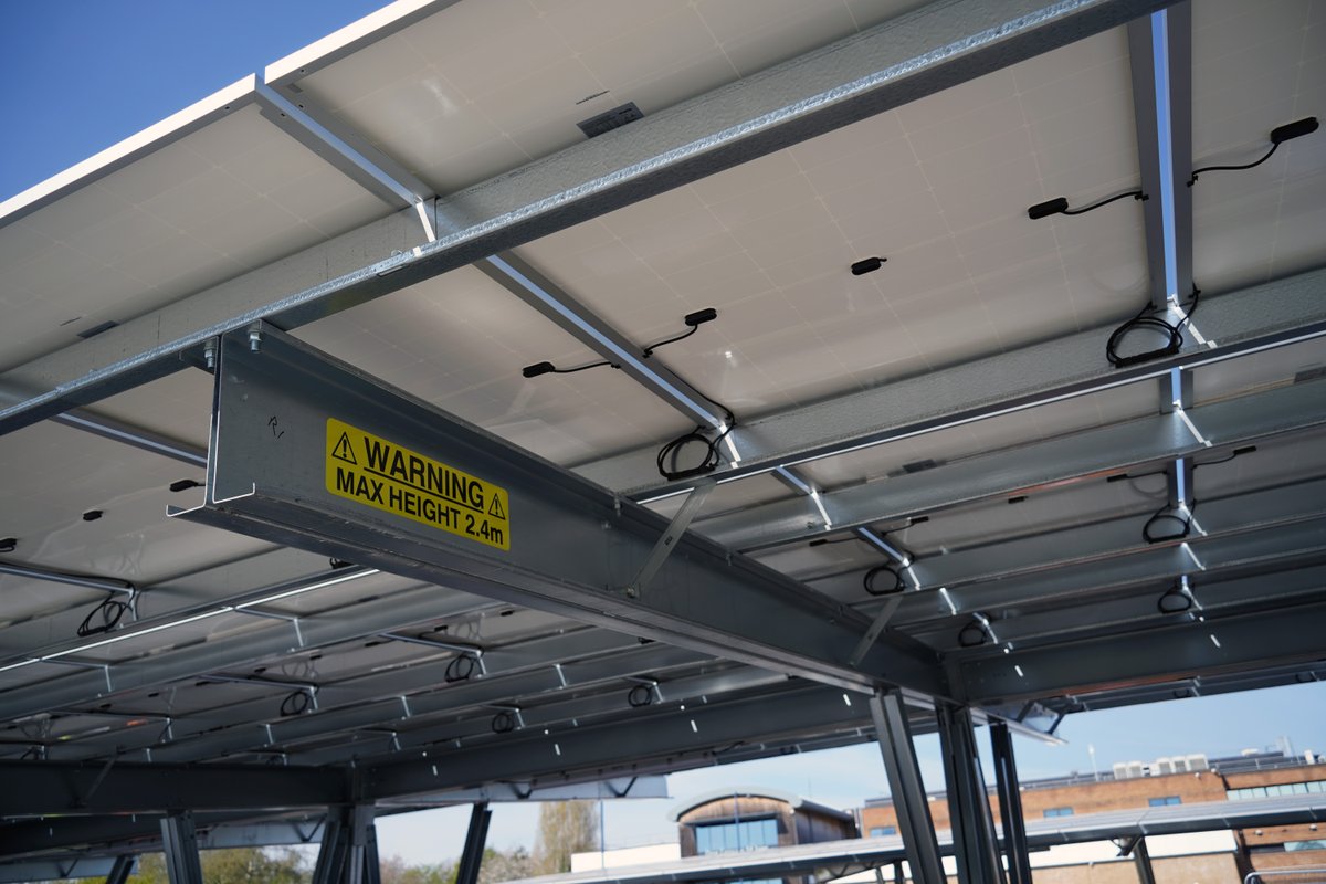 🔋SOLAR CANOPIES COMPLETION🔋

Principal Contractor Briggs &amp; Forrester Special Projects have completed the solar PV canopies project at One Leisure Centre in St Ives, Cambridgeshire. For more: ow.ly/tKPm50WfNA7