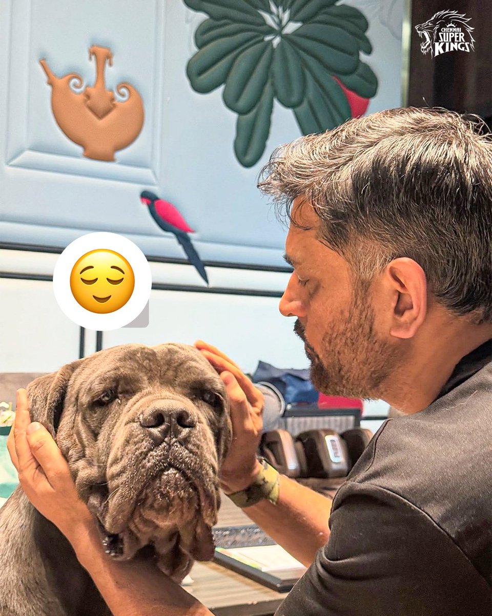 Picture Pawfect! 🐾✨ 

#WhistlePodu #Yellove🦁💛
📸 : Sakshi Singh Dhoni