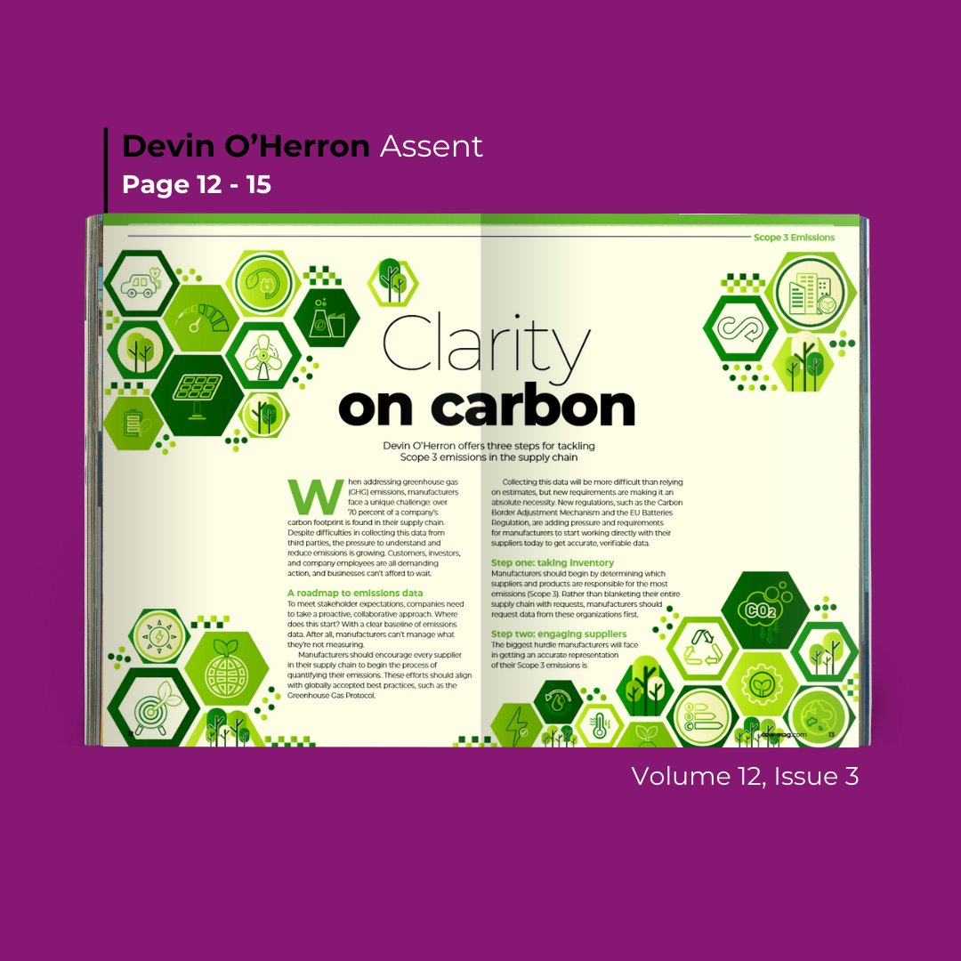Most manufacturers ignore Scope 3. Devin O’Herron says that’s a costly mistake

Devin O’Herron, Senior Sustainability Expert at Assent, lays out a clear path for manufacturers to tackle Scope 3 emissions.

ow.ly/E4kz50Wpaq7