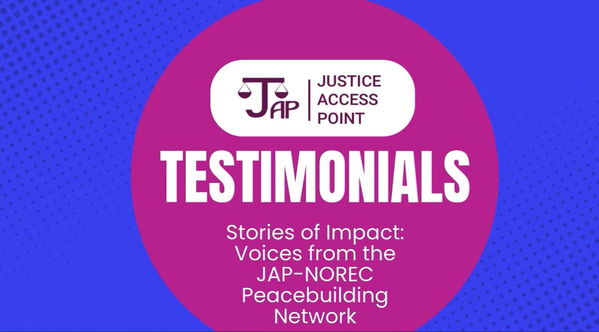 JusticessP's tweet image. Watch episode 2 of Testimonials of the stories of impact voices from the JAP-NOREC peacebuilding network on youtube link youtu.be/fArTAuFcyIA
#TheSecondAnnualConventiononPolicinginUG