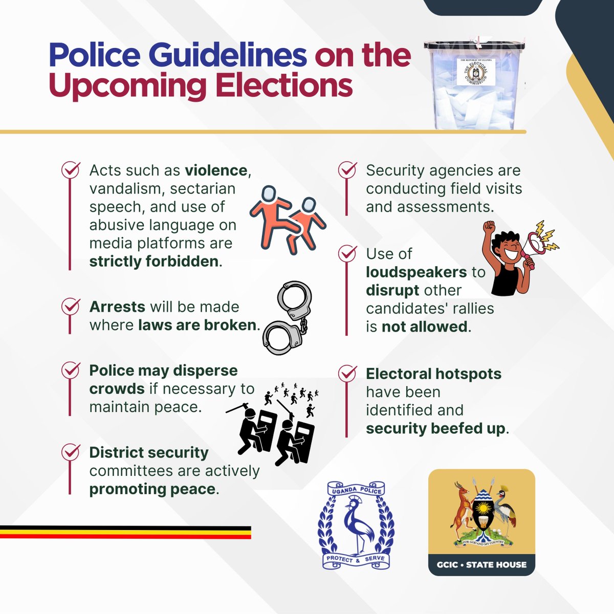 Uganda Police is ready to handle groups of supporters of various politicians who could be planning to disrupt the NRM party primaries.
