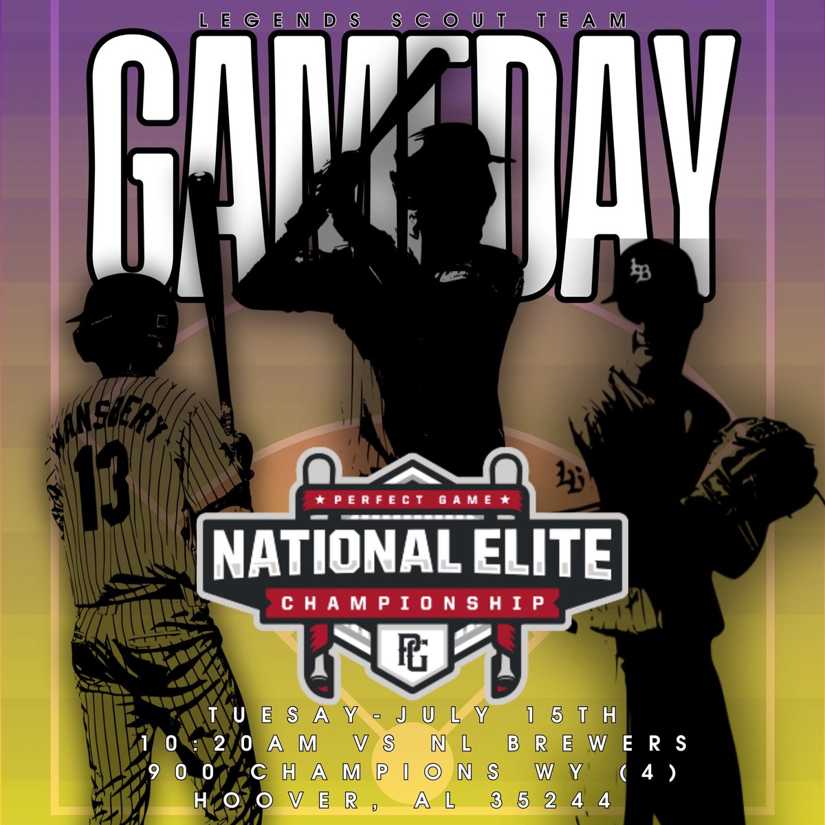 Gold bracket on the clock! <a href="/PG_Scouting/">Perfect Game Scout</a> <a href="/PG_OhioValley/">Perfect Game Ohio Valley</a>