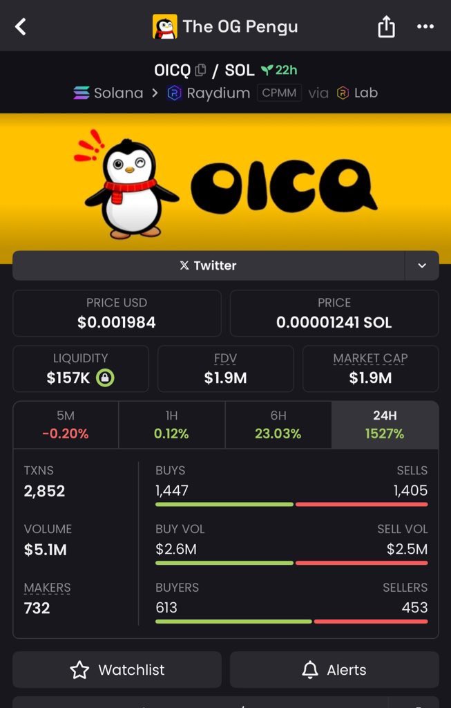 Dex paid bois 

We ready to moon 

$OICQ

7Knk6mzD3Vc21cmVE82WiTnuq36vYEQ27347JXSdbonk