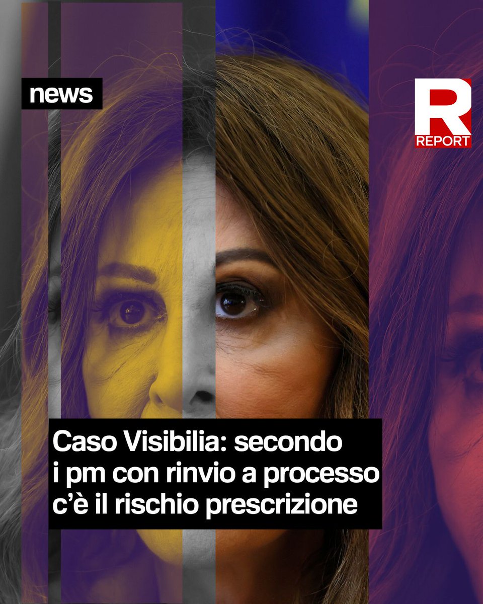 Caso Visibilia: secondo i pm con rinvio a processo c’è il rischio prescrizione👇
bit.ly/Ilsantopatron
