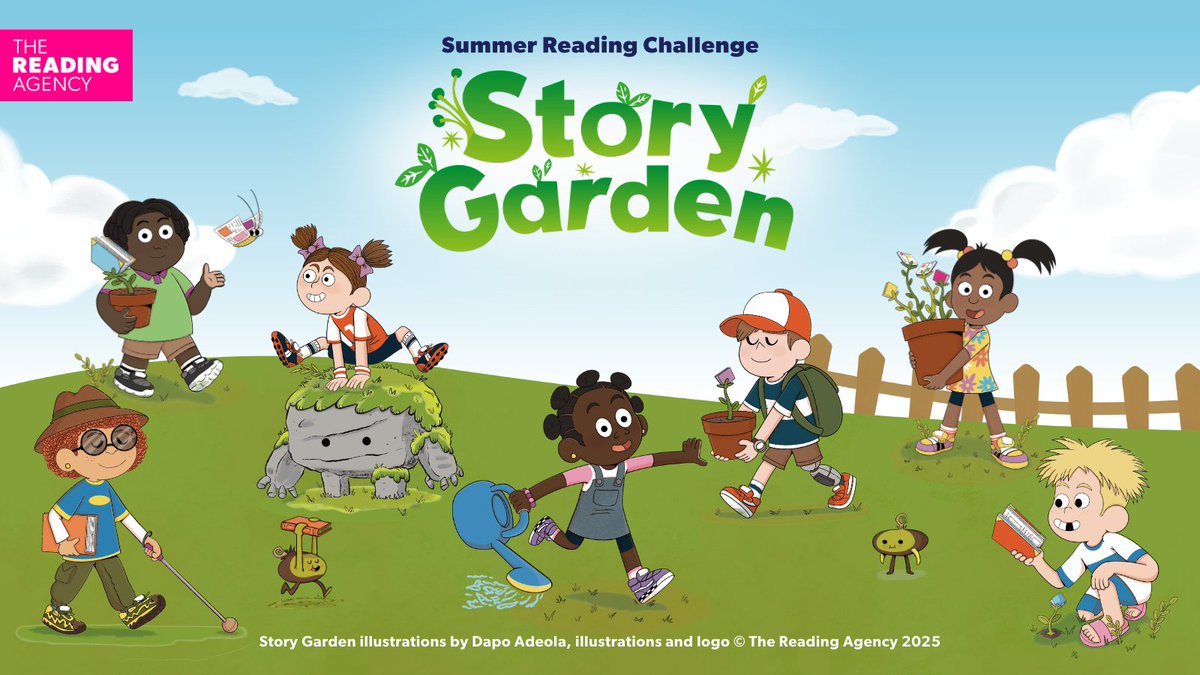 Children aged 4-11 can join the Summer Reading Challenge by visiting a Camden library.

This year’s theme is Story Garden, and celebrates nature. Read up to 6 books, comics or audiobooks and earn stickers &amp; certificates!

Find your local library: camden.gov.uk/library-inform…
