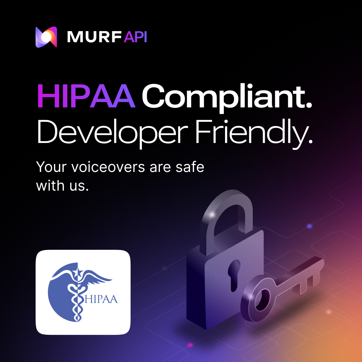 MurfAIStudio's tweet image. Your favorite TTS API is now HIPAA compliant.
Meaning you can now generate studio-quality voiceovers at scale while meeting the highest standards of data privacy and security in healthcare.
More details: murf.ai/legal/hipaa-co…
#murfapi #coding #development #privacy #hipaa