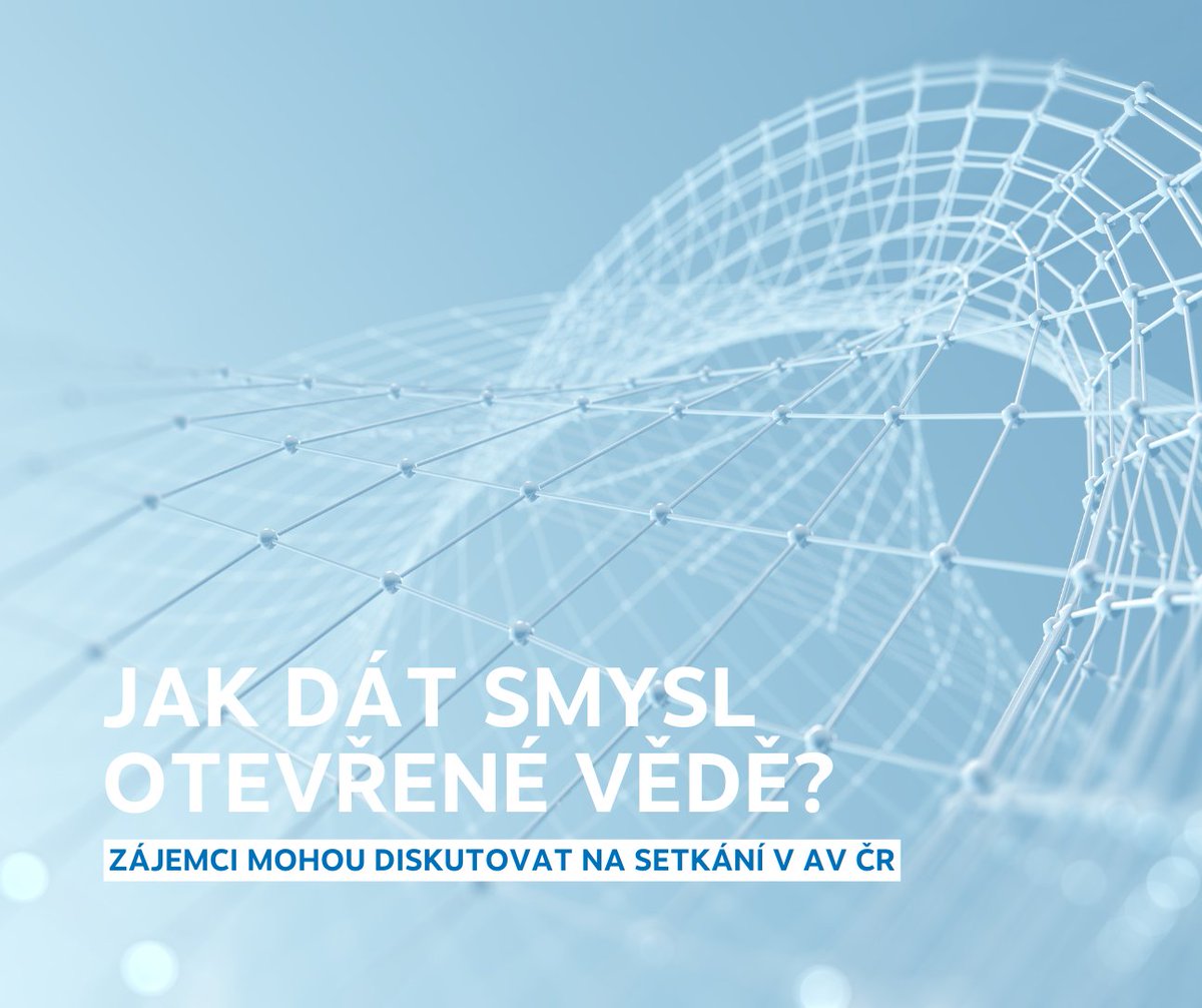 📚 Jedním z pilířů vědní politiky je otevřená věda – Open Science.

❓ Na otázky správy dat, režimů publikování a zpřístupňování vědy veřejnosti se zaměří akce s názvem „Jak dát smysl otevřené vědě?“.

📅 Uskuteční se 12. září 2025 pod záštitou Vědecké rady AV ČR v sídle Akademie