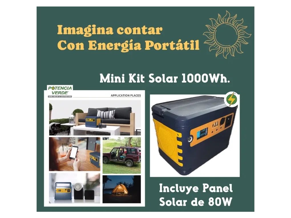 Adquiere tu Combo de Generador ☀️Solar🔋. Incluye su panel solar. Precios súper accesibles para reventa. 

Garantía 🏆

📱+507 6618-2630

Visita. potenciaverde.com/generadores-so…