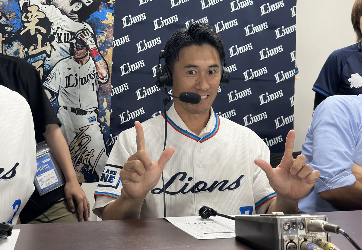 YEBJAPAN's tweet image. 昨日の片岡保幸さんと中島宏之さん
#ライオンズ75周年シリーズ 
#レジェンド