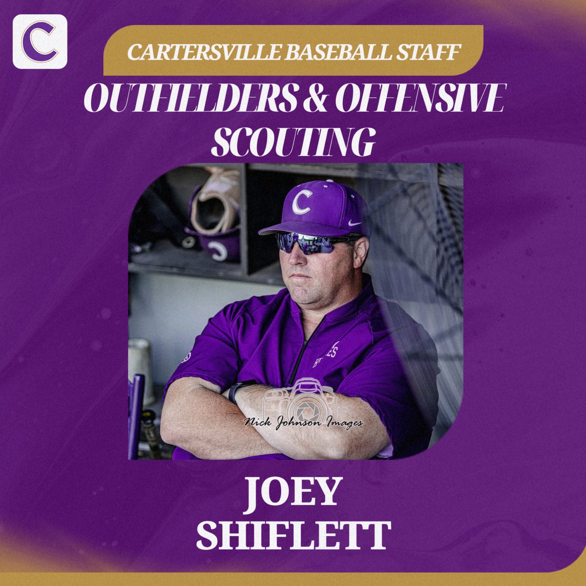 Under the guidance of Coach Joey Shiflett in 2025, all three starting Hurricane outfielders hit .290 or higher. 

Coach Shiflett’s detailed scouting also helped Cartersville average over 8 runs per game and reach the State Finals for the second time in his two years on staff.