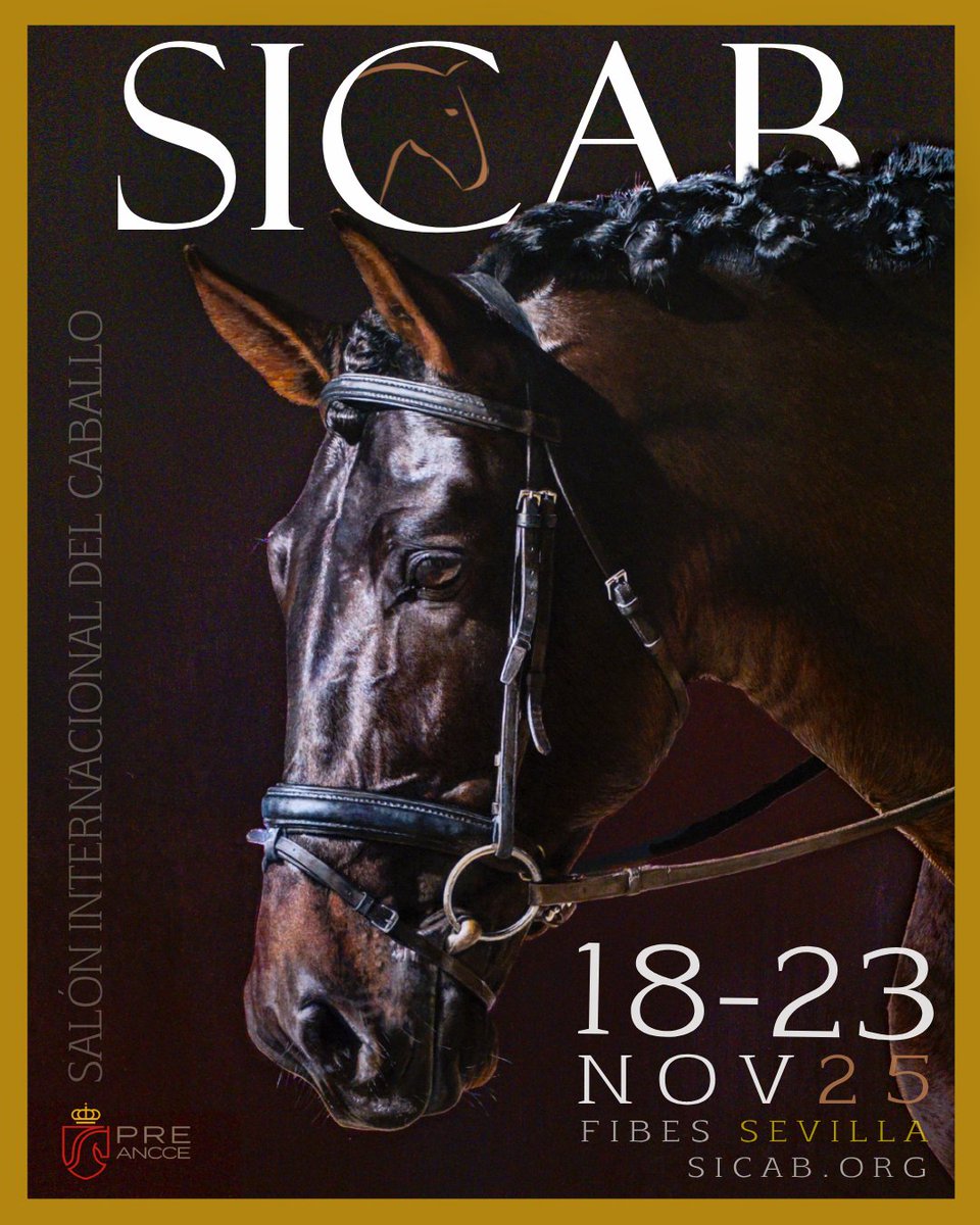 ✨ ¡El cartel oficial de SICAB 2025 ya está aquí! ✨

Este año, la obra que da imagen a SICAB es una creación hiperrealista del artista Beltrán Román, que refleja con maestría la fuerza del caballo español🎨🐴

📍Del 18 al 23 de noviembre en Sevilla
🗓️ ¡Guarda la fecha!