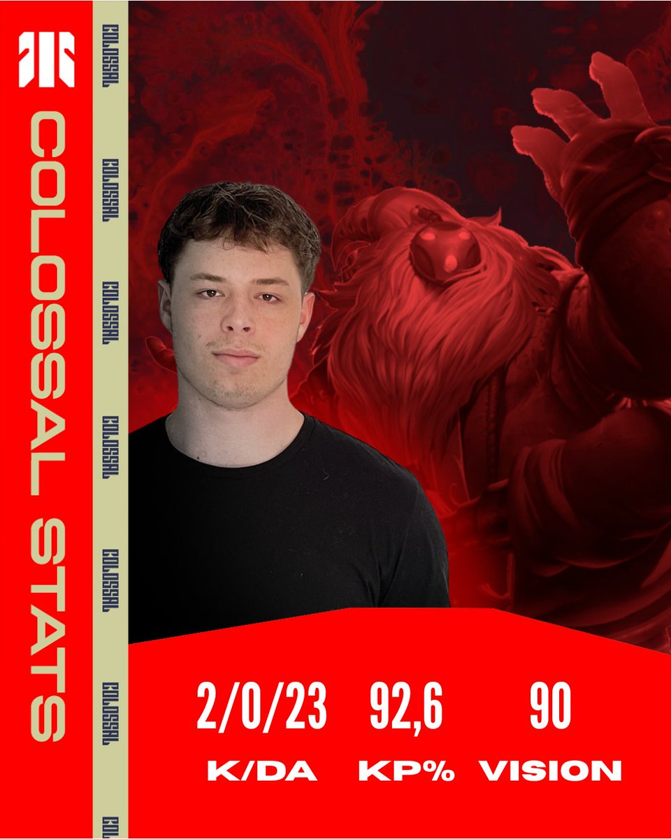 [COLOSSAL STATS]

We couldn’t kick off these new posts without celebrating our first MVP of the Summer Split 2025 opener 🎉

Of course, it could only be Keri… eehm, SENECA! 
Our support showing up everywhere with a 360° presence, mastering Magical Journeys and keeping those