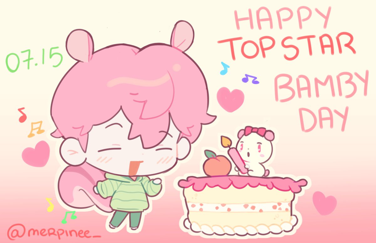 Merpinee_'s tweet image. Happy Birthday my sweetest peach prince!💗🌸💗
#PLAVE #플레이브 #밤비 #BAMBY #HAPPY_BAMBY_DAY #HBD
#밤비가_불어넣은_우리의_핑크빛_여름