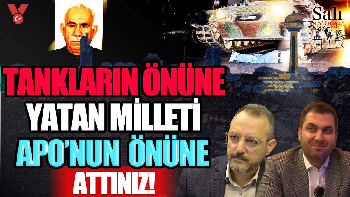 Tankların önüne yatan milleti Apo’nun önüne attınız | Erdem Atay - Engin Balım | SALI SALLANIR

İzlemek için:
youtube.com/live/lWH0bRkaM…