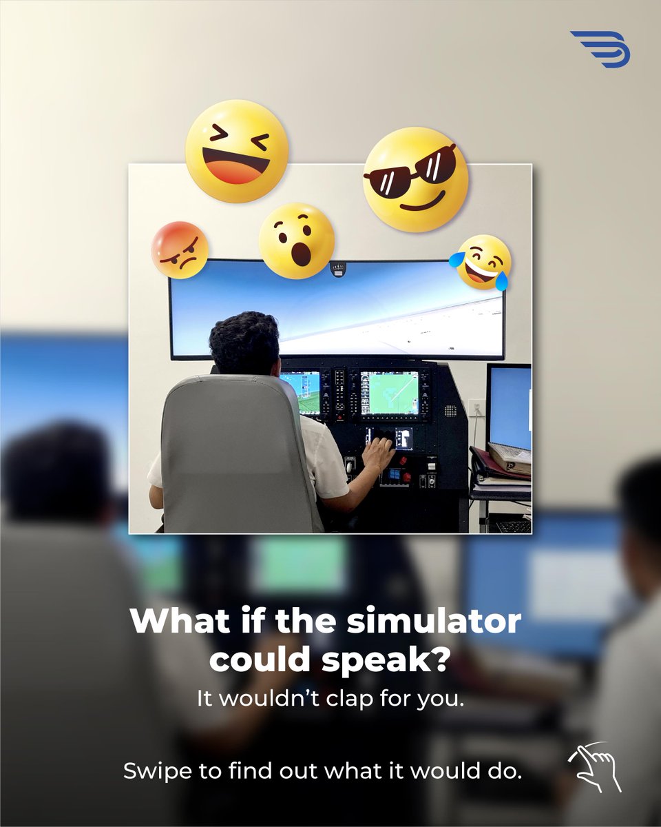 BlueRayAviation's tweet image. Not all training is loud.
Some of the sharpest skills are built in silence - under pressure, through patterns, and with purpose.
At Blue Ray Aviation, our simulators don’t applaud - they prepare.
For the skies. For the split-second calls. For the real thing.

#SimulatorTraining