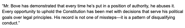 TDucklo's tweet image. NEW: Over 30 Bipartisan Organizations Urge Senate to Reject Bove Nomination
semafor.com/newsletter/07/…