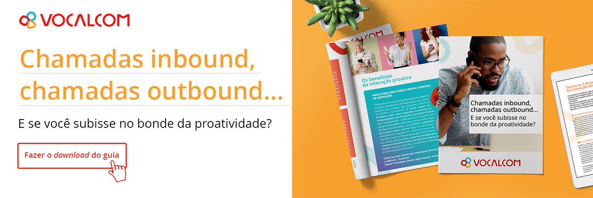 Não, as campanhas de chamadas outbound não chegaram ao fim. Elas precisam evoluir.

Legislação, diminuição das respostas, saturação dos canais... 
As chaves para criar campanhas mais inteligentes, mais direcionadas e integradas a uma estratégia omnicanal : go.vocalcom.com/pt-white-paper…