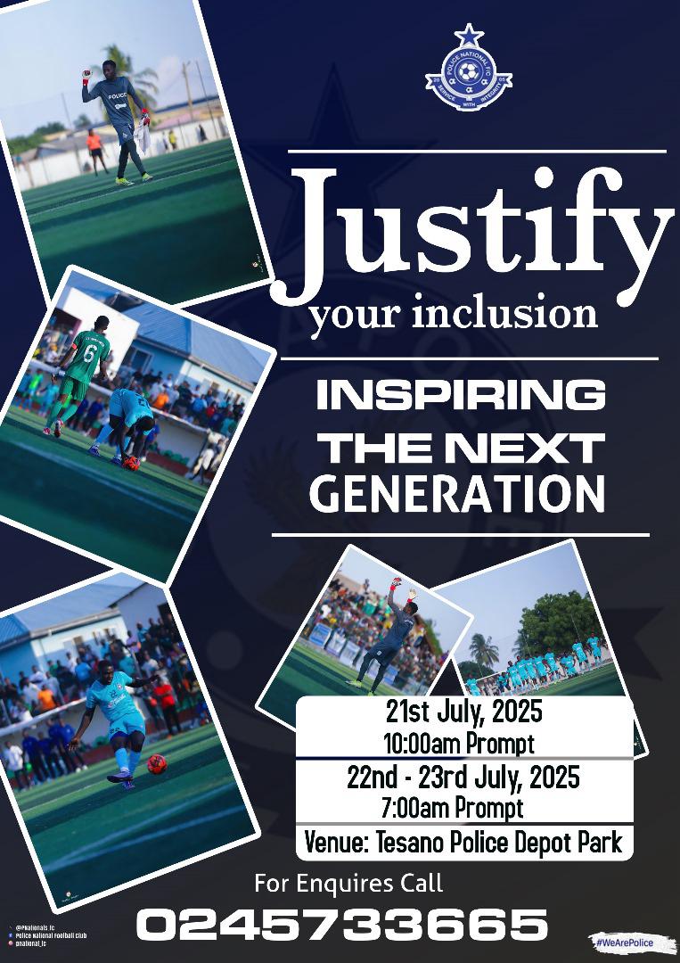 PNationals_fc's tweet photo. 👮🏾‍♂️| 🚨JUSTIFY-YOUR-INCLUSION 🚨
Well you asked for it, now is the perfect opportunity to join the Pride of the Services....

#JustifyYourInclusion
Details ⬇️⬇️⬇️

#WeArePolice👮🏿

#TeamPolice💙
#PNFC
#EscortSecuritypolice https://t.co/vfMR29I8Lk