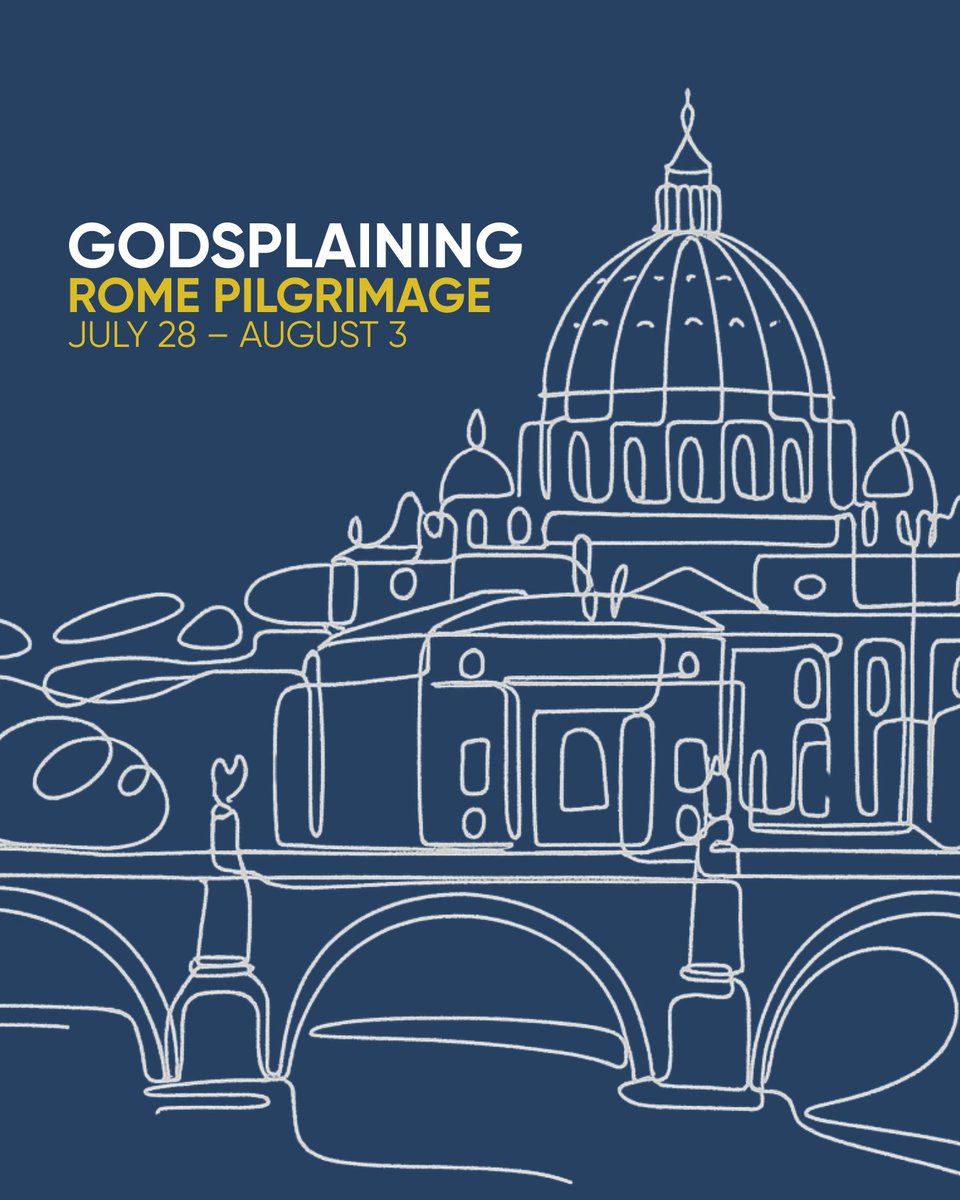 Join the friars of Godsplaining in Rome for an unforgettable Jubilee week!

Enjoy inspiring conferences, Jubilee gatherings, Holy Mass, confession and adoration in beautiful, historic churches!

See more and register for events here: l8r.it/4bPO