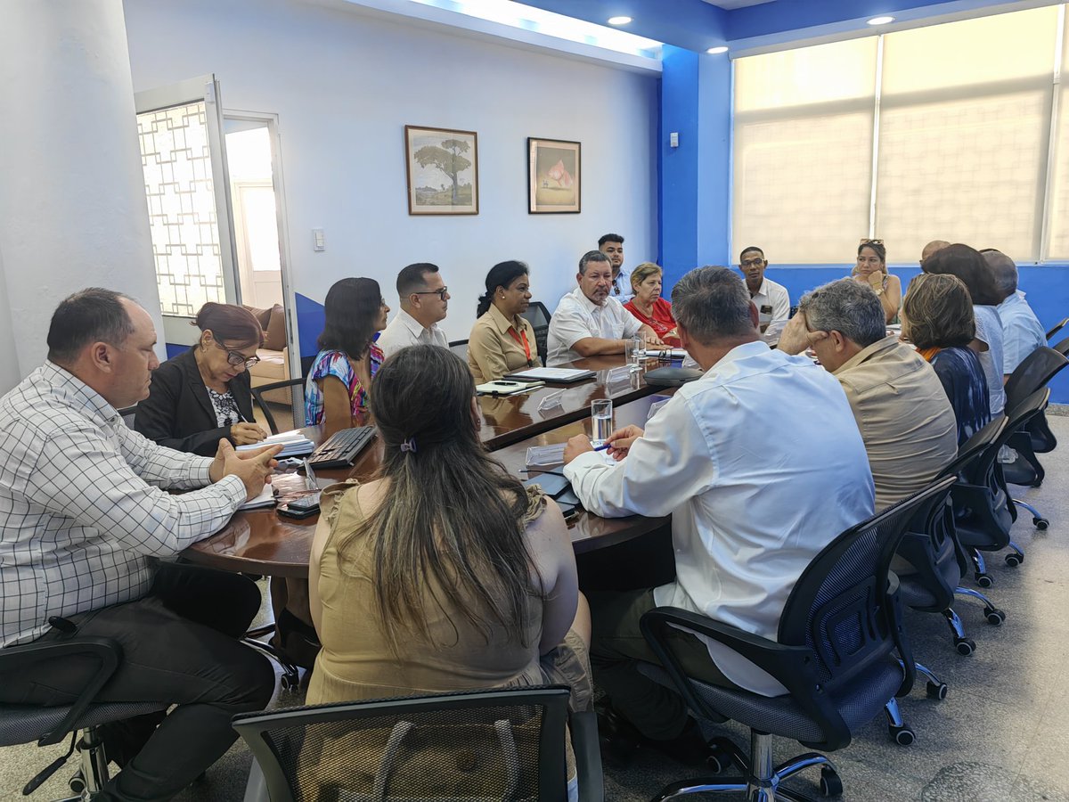 Sostuvimos encuentro de trabajo, con la Subdirectora de Transición Ecológica, Agua FCAS y Saneamiento de la Agencia Española de Colaboración y Desarrollo, para evaluar los proyectos en ejecución y la continuidad de la Colaboración #UnidosXCuba #INRHCuba