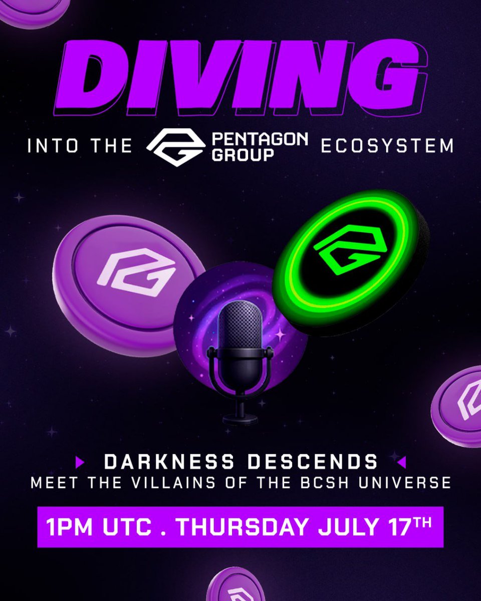 ⚠️ Darkness Descends ⚠️

This Thursday we're live at 1PM UTC here on X.

Join us as we dive into the villains of the BCSH Universe.

Who are the Nexarchs? What is the Hivemantle?

Join <a href="/0xGSD/">0xGSD (Kash)</a>  &amp; <a href="/NoiSackda/">Noi</a> as we reveal what lurks beyond the chains...

🗓️ July 17 | 1PM UTC
🎙️