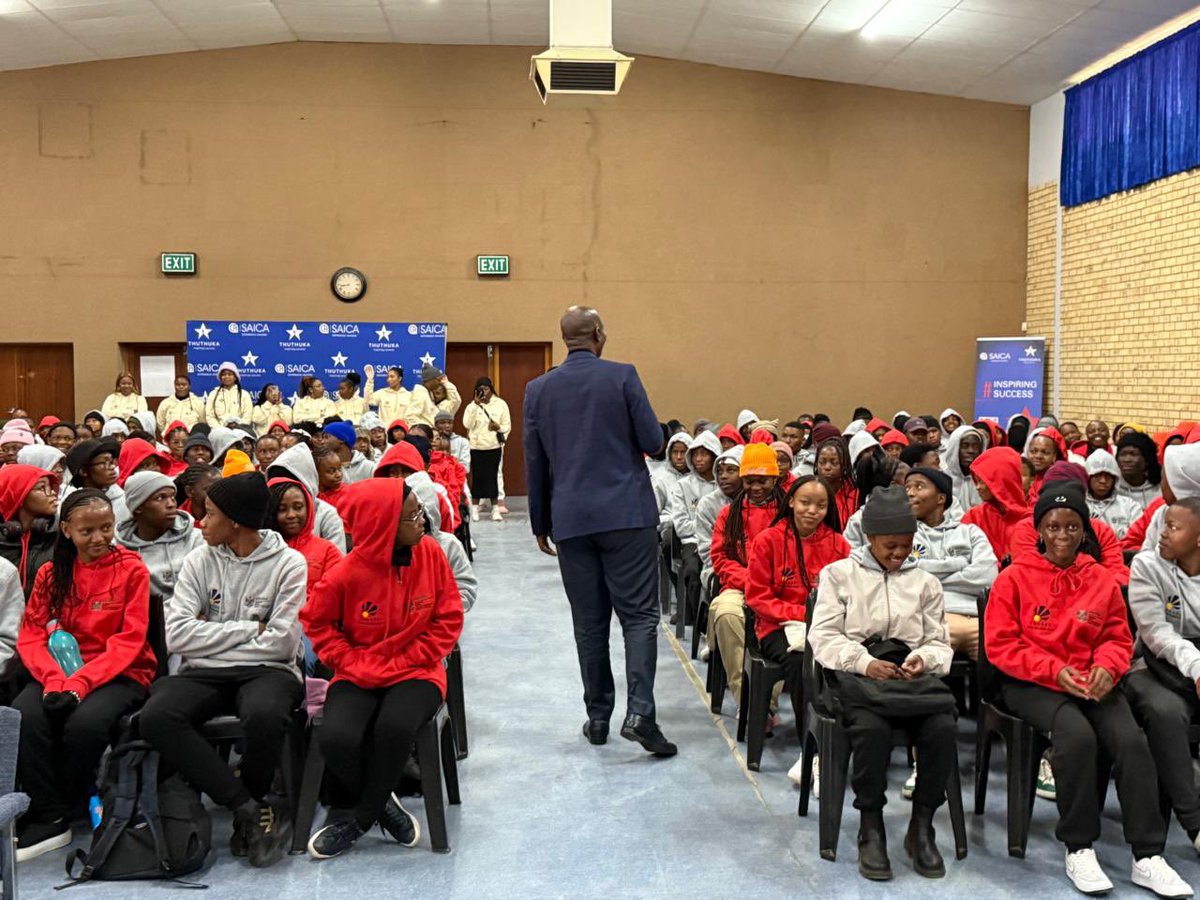 HubertMweli's tweet image. We have paid a visit to the Provincial SAICA Winter Camp for high flyers at Hoerskool Stella, Dr RSM Education district in North West. This camp is financially supported by SAICA, Thuthuka, FASSET and North West Department of Education. @DBE_SA