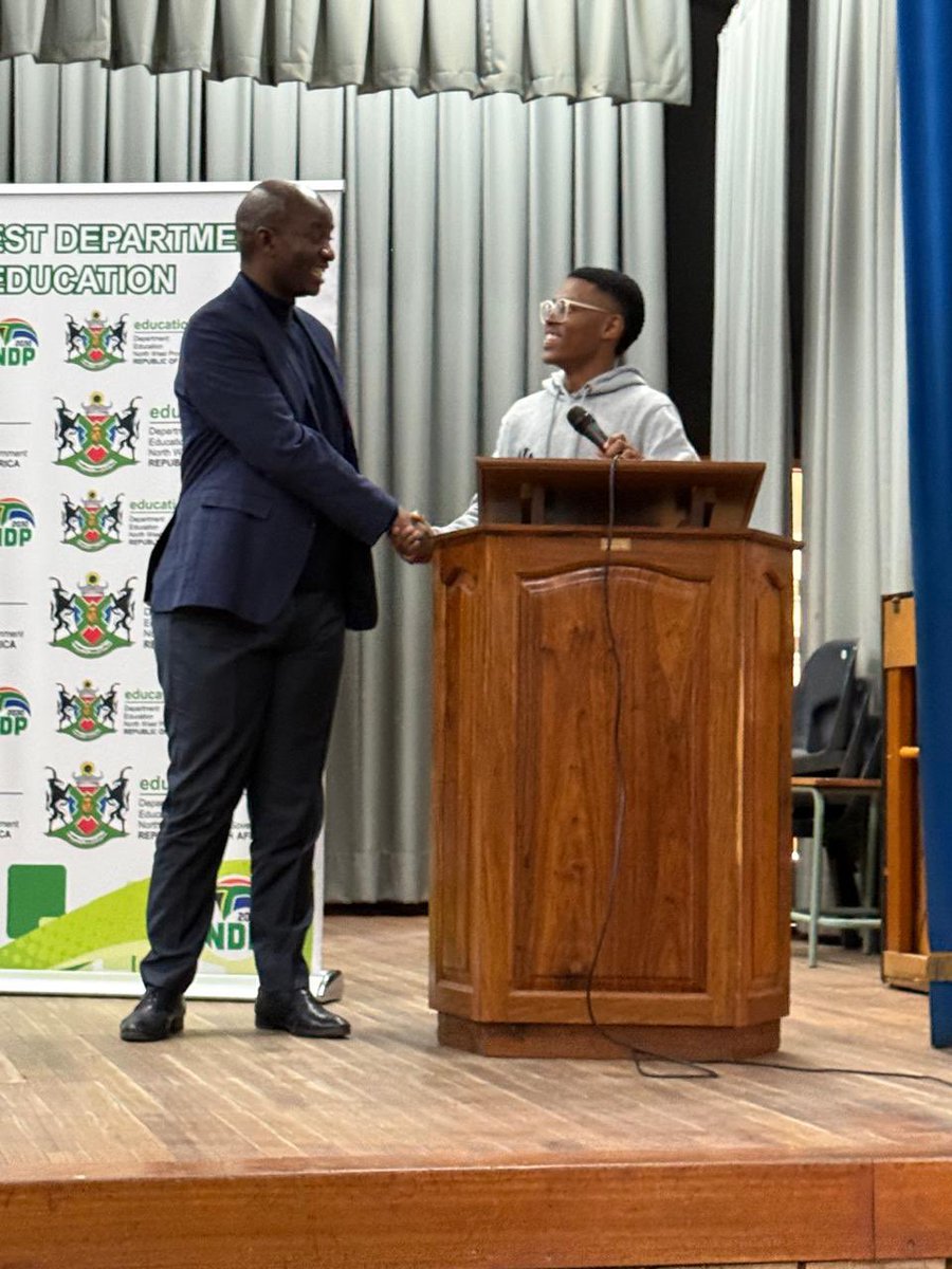 HubertMweli's tweet image. We have paid a visit to the Provincial SAICA Winter Camp for high flyers at Hoerskool Stella, Dr RSM Education district in North West. This camp is financially supported by SAICA, Thuthuka, FASSET and North West Department of Education. @DBE_SA