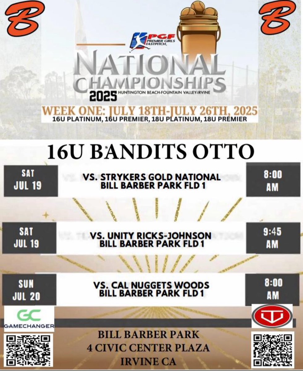 Ending the summer in California!! 🧡🖤 <a href="/16uOtto/">Beverly Bandits Premier 18u Otto</a>