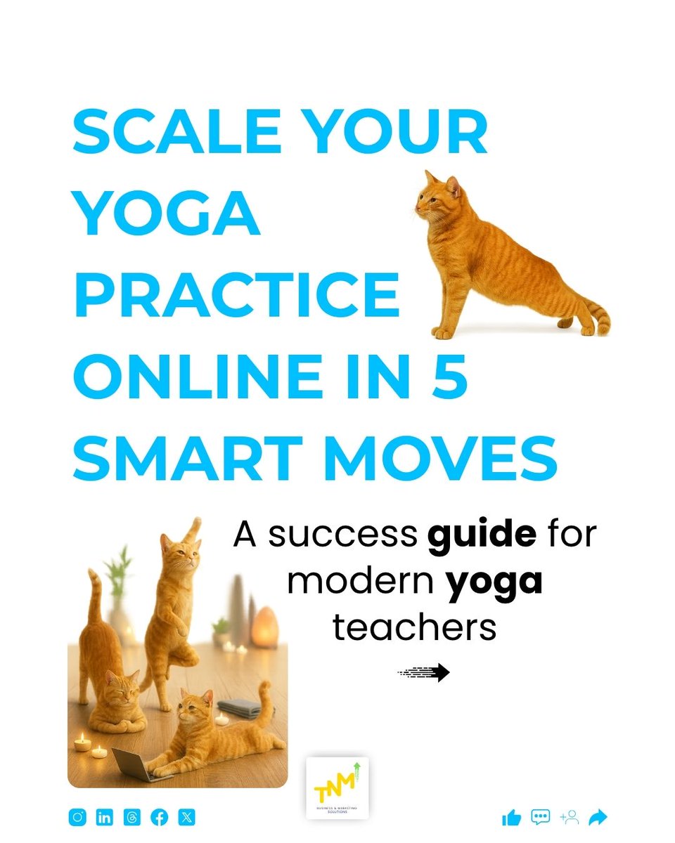 thinknextmove10's tweet image. 🎁 Free PDF: 10 Advanced Tips to Grow Your Online Yoga Business

📩 DM or comment "Yoga Premium" to get it!
🔗 LinkedIn Post 
linkedin.com/posts/think-ne…

@thinknextmove10 

#YogaBusiness #OnlineYoga #YogaMarketing #ThinkNextMove