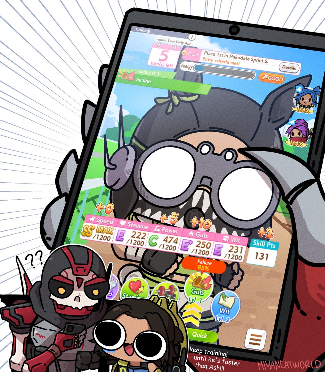 my uma musume looks weird
#ApexLegends