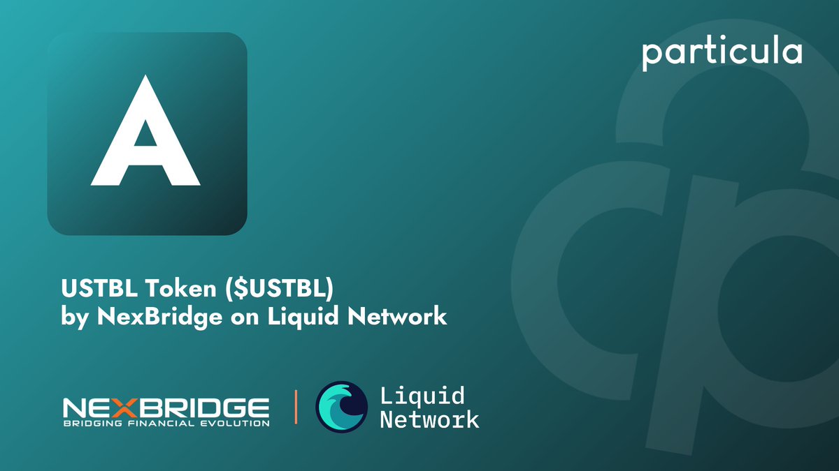 particula_io's tweet image. Particula assigned a A rating* to the $USTBL token by @NexBridgeSV on April 2, 2025 - now released for public disclosure. ✍️

The $USTBL token reflects a proportional share of the Assets Under Management (AUM) which consists of iShares $ Treasury Bond 0-1yr UCITS ETF, net of…