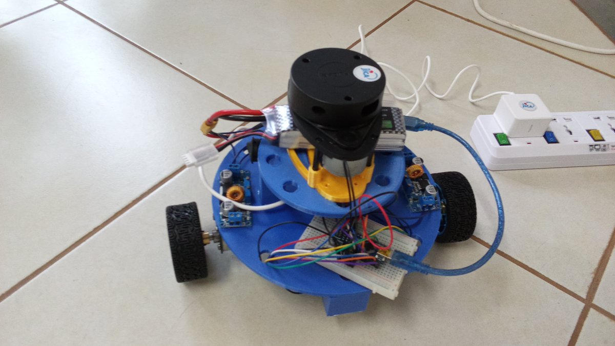 roboticsdojo's tweet image. 🚀 Weeks 3–6 at Robotics Dojo:
From CAD & LiDAR to our first robot!
✅ LiDAR mapping on RViz2 & Raspberry Pi
✅ Custom robot designs & first prototype: TAZIMO 🤖
✅ Laser cutting & 3D printing workshops
✅ Game field fabrication started!
👉 New blogs: roboticsdojo.blogspot.com