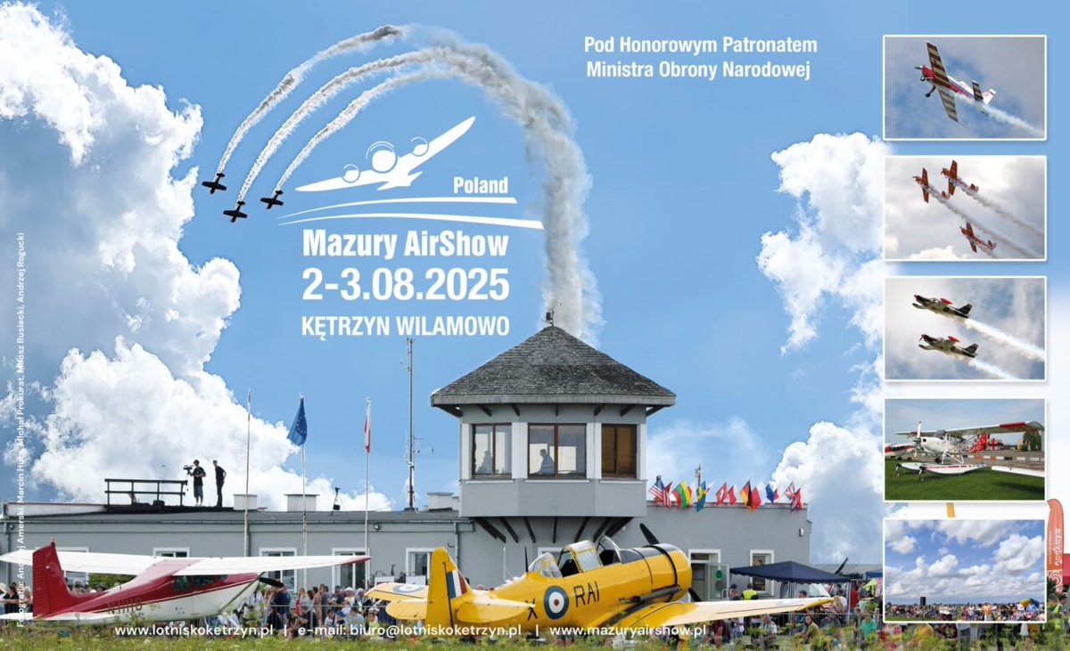 TheFuriousFafik's tweet image. W dniach 2-3 sierpnia 2025 na lotnisku Kętrzyn-Wilamowo odbędzie się kolejna impreza lotnicza Mazury AirShow, podczas której w locie zobaczycie m.in. samoloty FA-50GF z 23. Bazy Lotnictwa Taktycznego w Mińsku Mazowieckim.