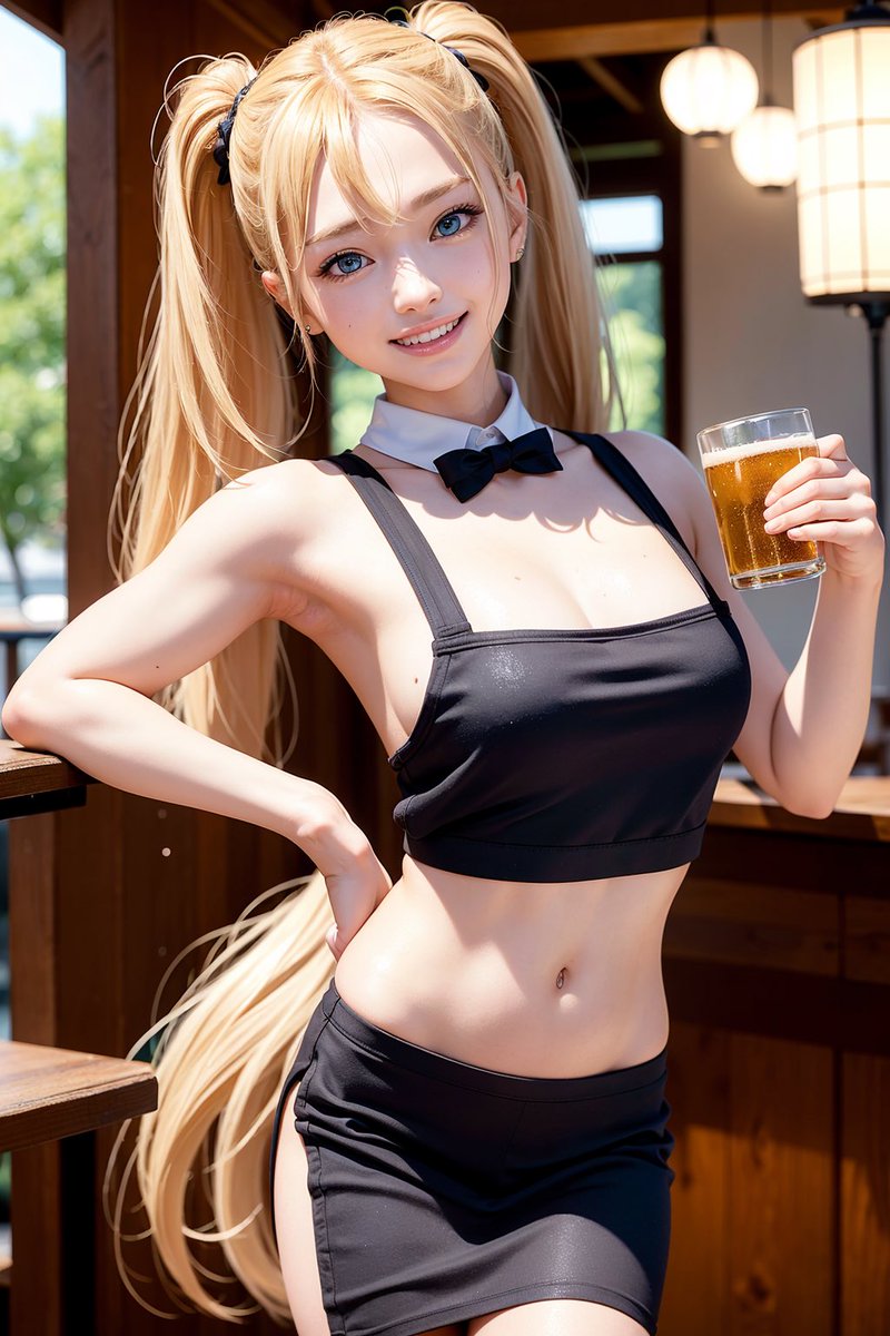 #めありAI #AI女子図鑑 #AIグラビア #金髪