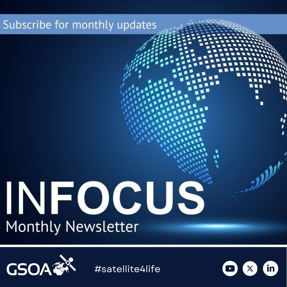 GSOA_SAT's tweet image. 📢 GSOA in Focus - July Newsletter🔎 - campaign-statistics.com/campaigns/bW1T…
Catch up on the latest from @GSOA_SAT, including upcoming events, webinars, exclusive member discounts, training opportunities, and member news highlights.
#GSOA #satellite4life #satellite #space #connectivity