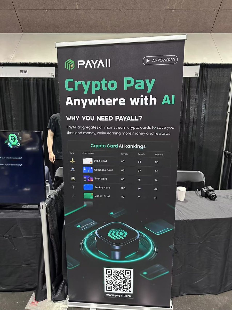 BenPayGlobal's tweet image. ✨ BenPay Shines at #genaiweek ! 🔥
At #genaiweek ,BenPay Card secured an impressive 4th place on the overall ranking, showcasing its absolute strength!

👋 As the first Web3 payment card to truly enable "Spend crypto like cash," BenPay Card combines seamless experience with