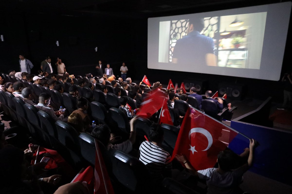 milhamigunbegi's tweet photo. 15 Temmuz'u Unutmadık, Unutturmayacağız!

 İl Kadın Kolları Başkanımız @ZehraAy0663, İlçe Başkanlarımız @mbagmanci63, @avorhancelik, @ElgunSuleyman, il-ilçe teşkilatımız ve geleceğimizin teminatı olan çocuklarımızla birlikte Milletimizin destansı direnişini anlatan 15 Temmuz temalı sinema gösteriminde buluştuk. 📽🎬

@RTErdogan @Akparti @bybekirbozdag 
@efkanala @mustafaelitas @Hayati_Yazici @abuyukgumus @aliihsanyavuz54 @acarfaruka @SirakayaZafer @drbetulsayan @mustafademir @ZeybekciNihat @hby34 @AhmetBOgutken @belginuygur10 @sevilay_tuncerr @mustafasenbd @DrOmerileri @zorlu77 @DrYerebakan @HuseyinYayman @omerrcelik @eyupkadirinan  @hakanaksu058 @UcarBilal20 @avyusufbaser @farukaytek @AEminOnenOfis @ProfDrDusak @ibrahimeyyupogl @malicevheri @CYAZMAC @HikmetBasak_63 @av_mfaruk @y_konal @umuttuncertr @Malikurt14 @AieNacar @Mehmet_Kirmizi1 @FIRATKORAN @KmlttinYlmztkn  @furkankucukk_